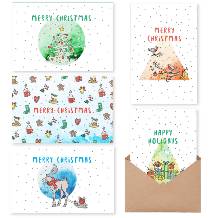 Christmas Cards with Message